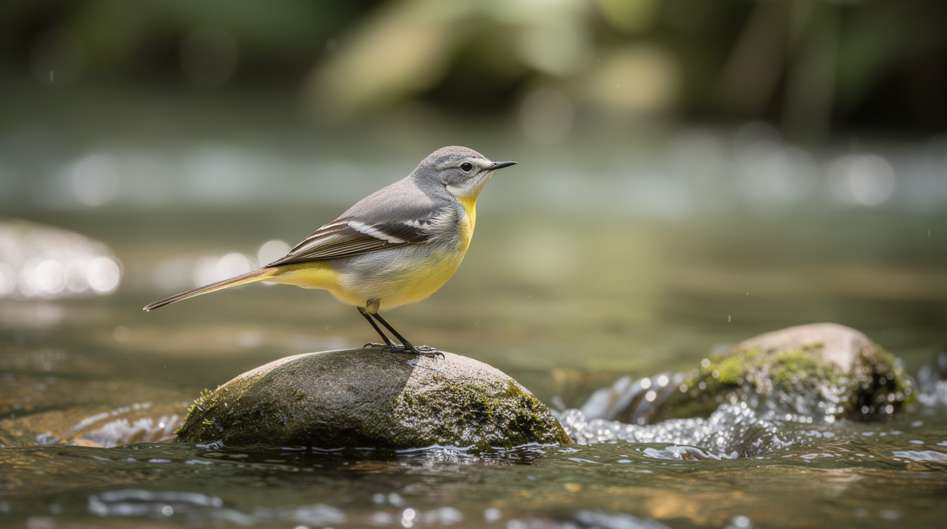Tout savoir sur la bergeronnette des ruisseaux : caractéristiques et habitat