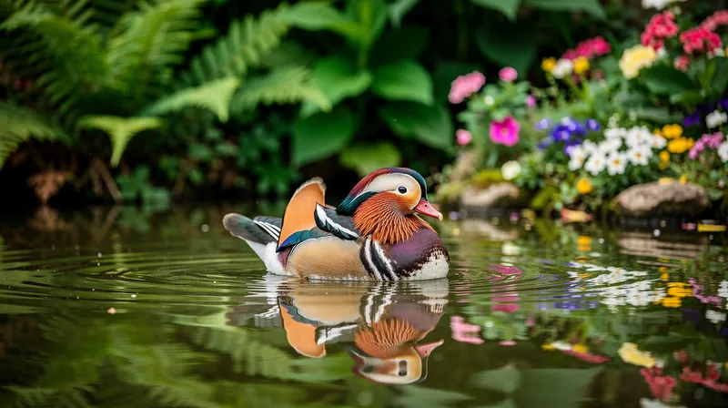 Tout savoir sur le canard mandarin : comportement et soins